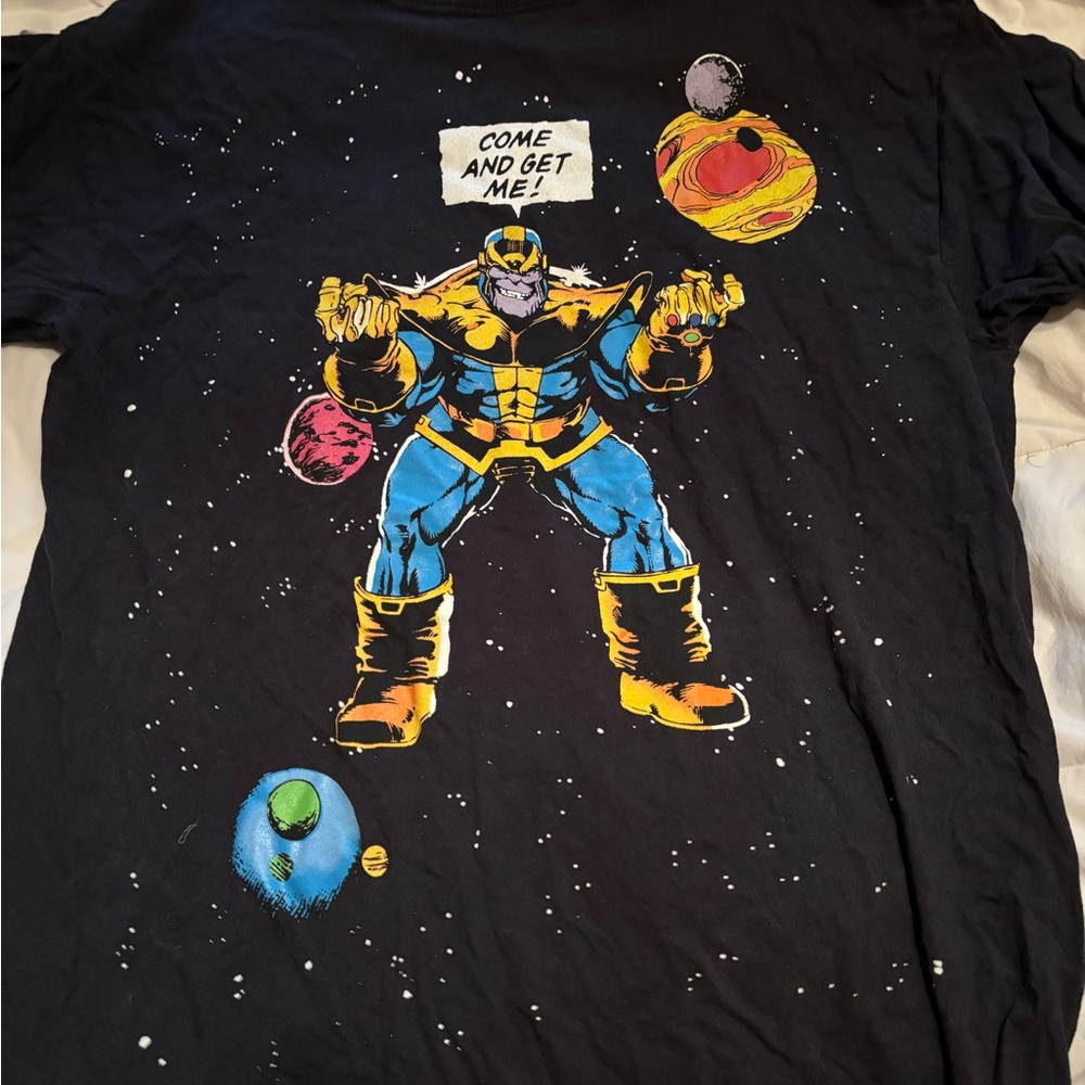Marvel Black T-Shirt Thanos